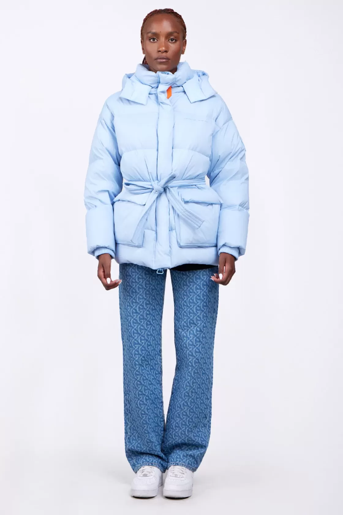 Doudoune Oversize Unisexe Mate Manie Texture Hortensia*Gertrude Sale