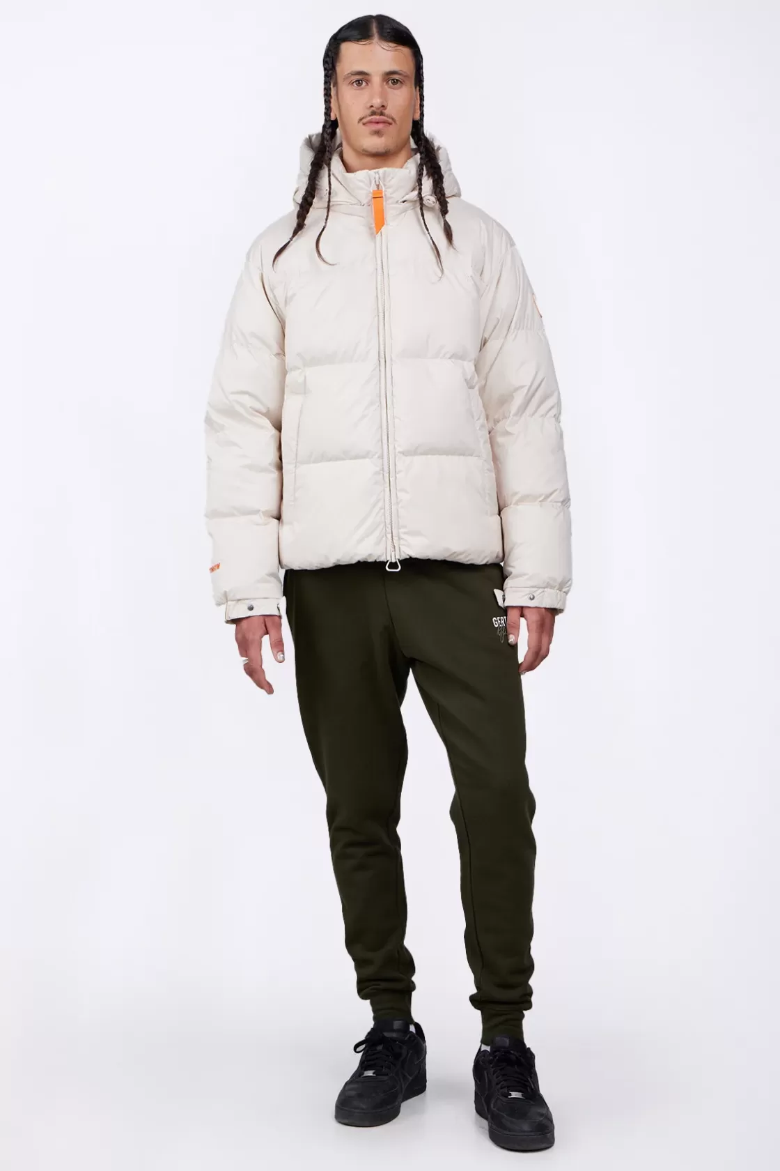 Doudoune Regular Homme Bicolore Marcel Duo Ecru*Gertrude Store
