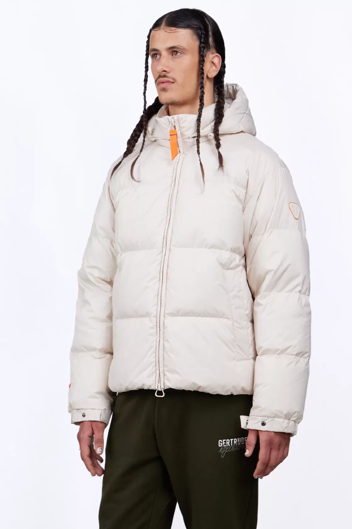Doudoune Regular Homme Bicolore Marcel Duo Ecru*Gertrude Store