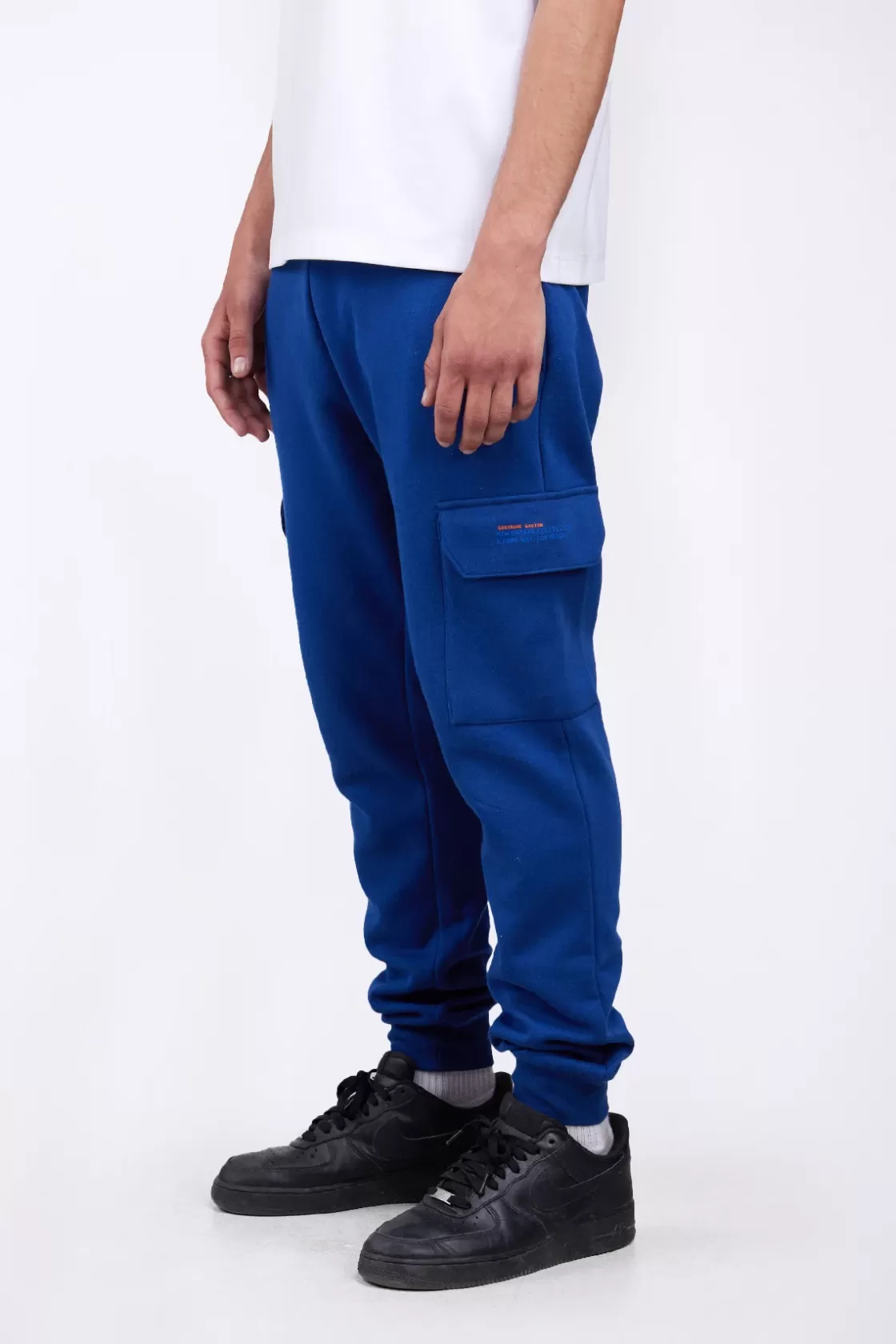 Pantalon De Jogging Homme Poches Cargo Mario Worker Blue*Gertrude Cheap