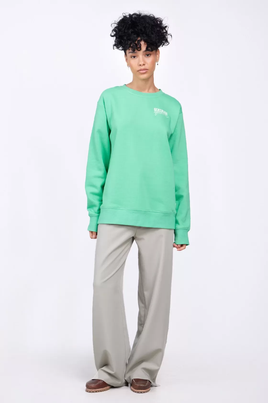 Sweat Col Rond Unisexe Imprime Au Dos Guillaume Puffer Opaline*Gertrude Best