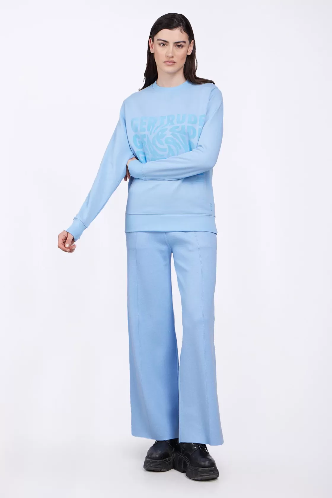 Sweat Col Rond Unisexe Imprime Au Dos Guillaume Twisted Hortensia*Gertrude Best