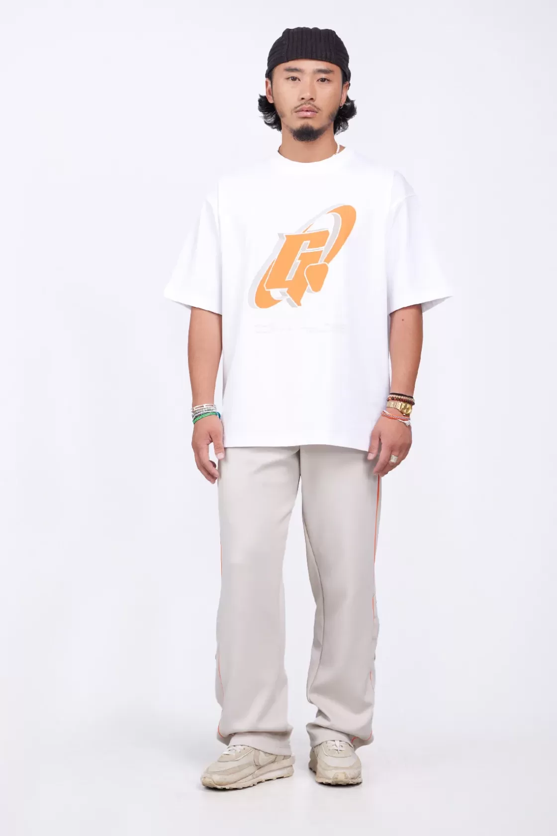 T-Shirt Col Rond Coupe Oversize Barnabe Circle Optic White*Gertrude Flash Sale